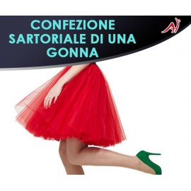 Confezione sartoriale di una gonna